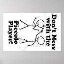 Recherche de musicien humour posters Piccolo