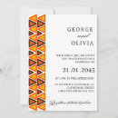 Recherche de motif africain invitations Invités