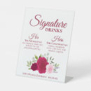 Recherche de mariage signes table Boissons signature
