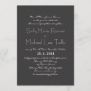 Recherche de craie mariage invitations Noir