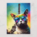 Recherche de chat paris cartes postales Mignon
