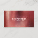 Recherche de rose gold cartes visite Consultant