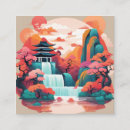 Recherche de style chinois cartes visite Japonaise