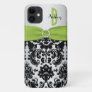 Recherche de vert et noir de chaux iphone coques Girly