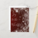 Recherche de joie au monde cartes postales Paix sur terre