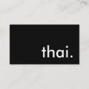 Recherche de thaïlandais cartes visite Restaurant