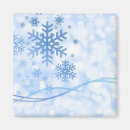 Recherche de flocons magnets Bleu et blanc