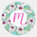 Recherche de motif exotique autocollants Floral