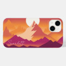 Recherche de paysage de désert iphone coques Illustration