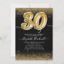Recherche de black 30ans anniversaire invitations Ballon