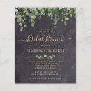 Recherche de rustic floral bridal shower invitations Eucalyptus