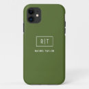 Recherche de vert olive iphone coques Élégant