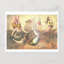 Recherche de acrobates cirque cartes postales Vintage