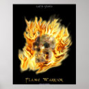 Recherche de flamme posters Crâne