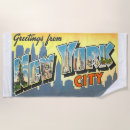 Recherche de new york serviettes de plage Coloré