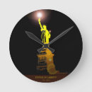 Recherche de liberté horloges Statue de liberté