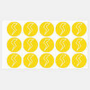 Recherche de éclair blanc autocollants Amusant