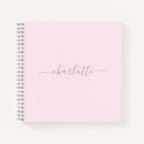 Recherche de joli carnets Rose