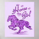 Recherche de un cheval posters Violet