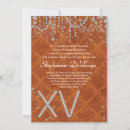 Recherche de diamond quinceanera invitations Girly