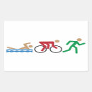 Recherche de triathlete autocollants Course