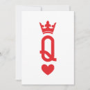 Recherche de reine des coeurs invitations Poker