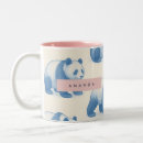 Recherche de motif de panda tasses Initiales