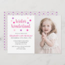 Recherche de winter wonderland anniversaire invitations Flocon