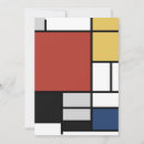 Recherche de mondrian vœux cartes Moderne