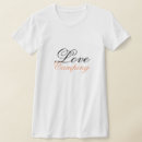 Recherche de camping femme tshirts Typographie