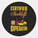 Recherche de certification autocollants Certification de chariot élévateur