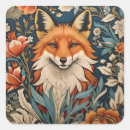 Recherche de renard vintage autocollants Animaux des bois