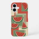 Recherche de motif de pastèque iphone coques Géométrique