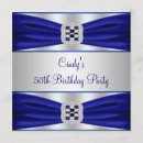 Recherche de de saphir anniversaire invitations Bleu