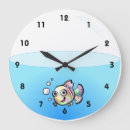 Recherche de cuvette horloges Poisson rouge