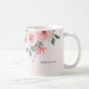 Recherche de belle fleur rose tasses Floral