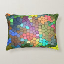 Recherche de mosaïque multicolore coussins Vitrail
