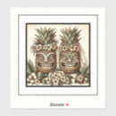 Recherche de tiki polynésien autocollants Plage