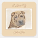 Recherche de chien shar pei autocollants Mignon