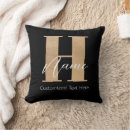 Recherche de monogramme h coussins Moderne