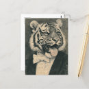 Recherche de tigre blanc cartes postales Noir et blanc