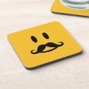 Recherche de moustaches dessous de verres Drôle