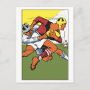 Recherche de jeu de rugby cartes postales Illustration