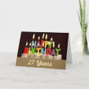 Recherche de 27 ans vœux cartes D'anniversaire
