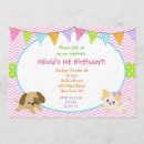Recherche de anniversaire chien chat cartes invitations Fille