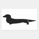 Recherche de teckel autocollants Silhouette