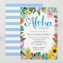 Recherche de luau baby shower invitations Hawaïen