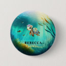 Recherche de tortue mignonne badges Océan