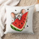 Recherche de rongeur coussins Aquarelle