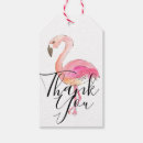 Recherche de flamingo étiquettes cadeau Merci